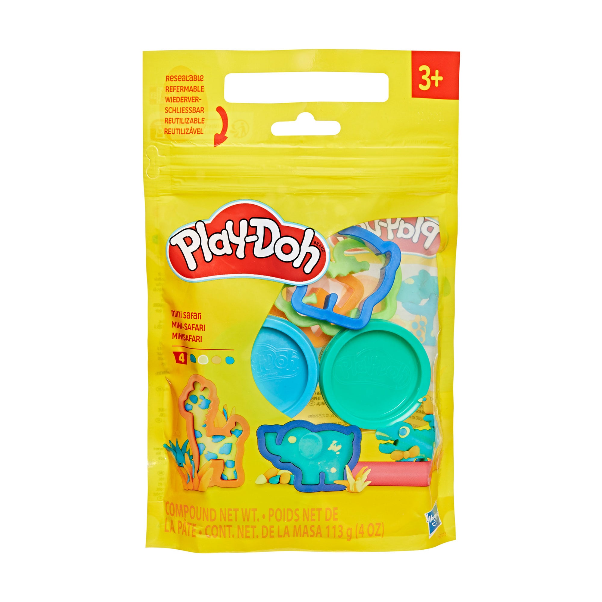 Набір для ліплення Play-Doh Mini Safari, від 3 років, 8 деталей (G0543)